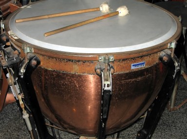 also called Timpani, with two mallets
